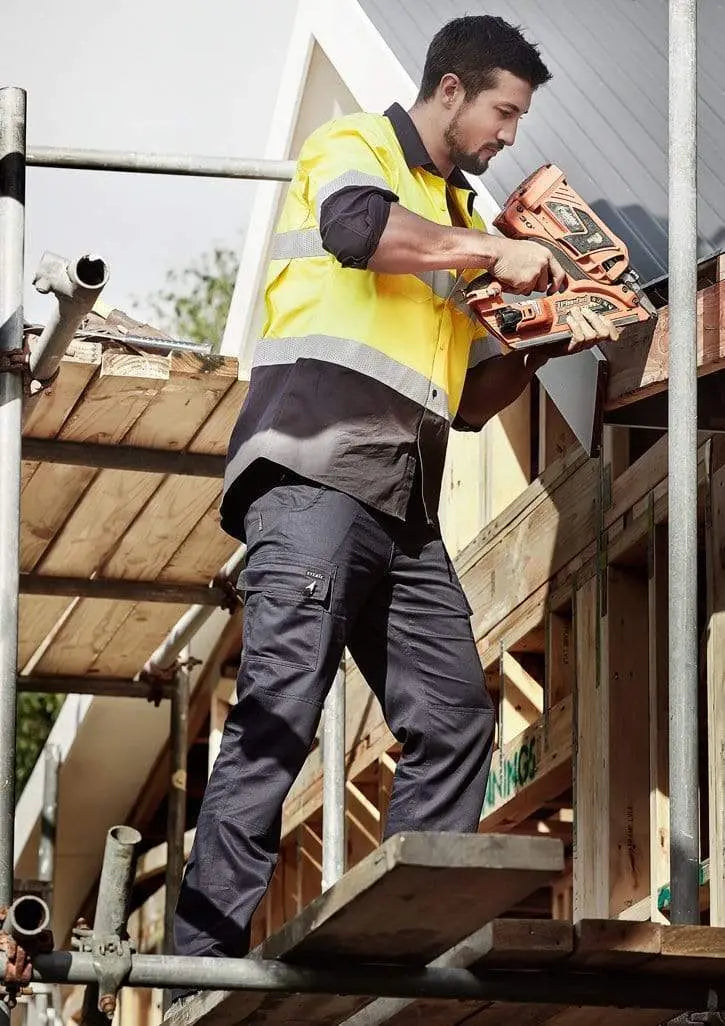 SYZMIK mens lightweight drill cargo pant zp505 Work Wear Syzmik